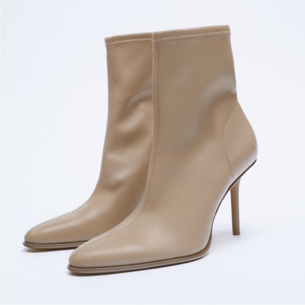 Zara Tan booties